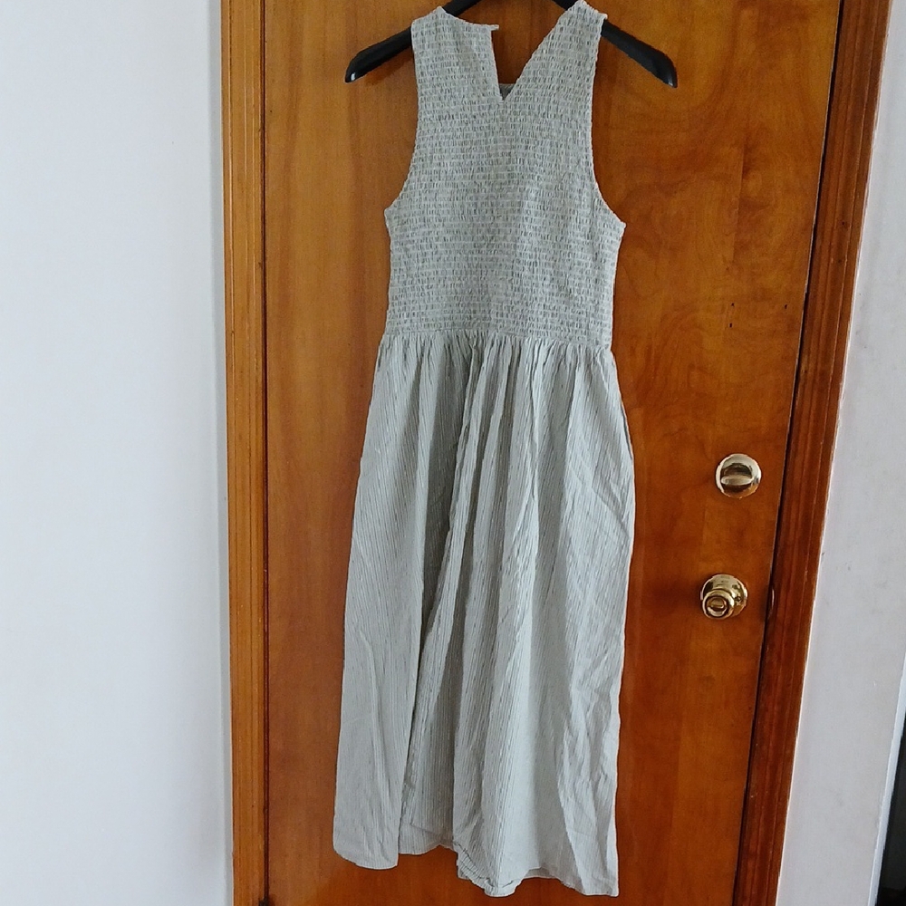 Madewell Cream and Brown Textured Blouse - Picture 6 of 7